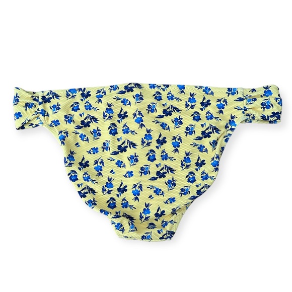 Jessica Simpson Yellow/Blue Floral Delight Swim Bottoms NWT - Picture 3 of 9